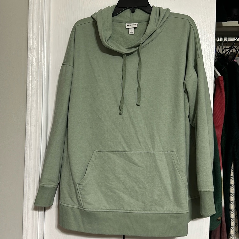 Ava and viv green hoodie